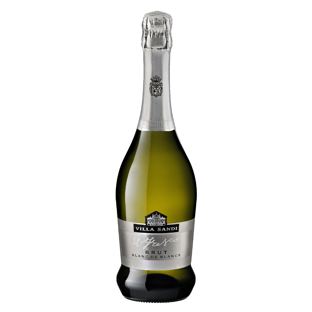 Villasandi Vino Spumante Brut Blanc de Blancs Il Fresco e Alessi Cavatappi Alessandro M