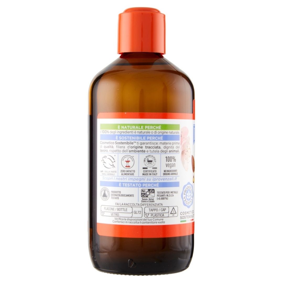 I PROVENZALI - Kit Scrub Corpo Esfoliante e Olio Corpo e Massaggi Mandorle Dolci Elasticizzante - 600gr + 250ml