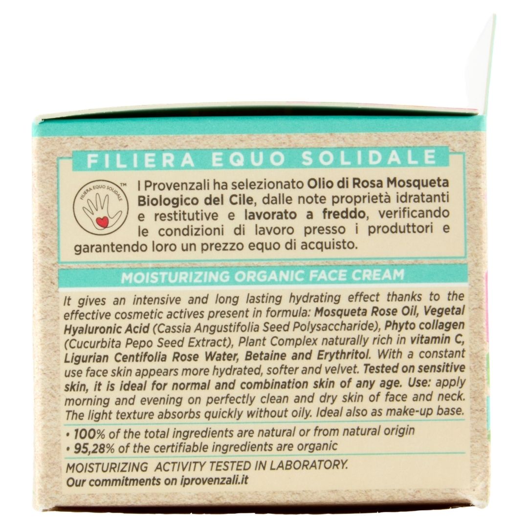 I PROVENZALI - Crema Viso Biologica Nutriente Rosa Mosqueta - 50ml
