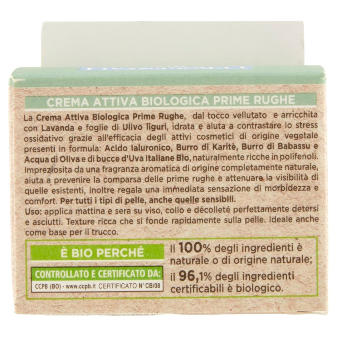 I PROVENZALI - Crema Viso Biologica Attiva Lavanda Ligure - 50ml