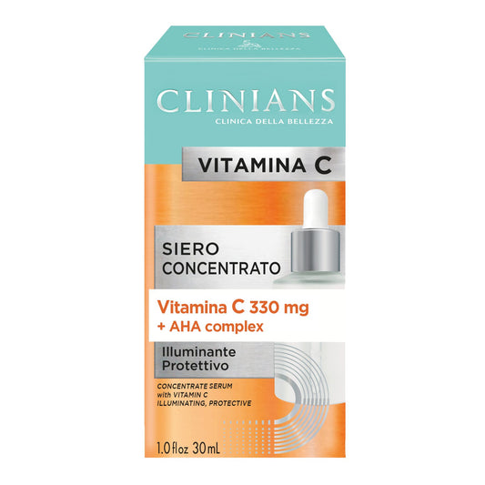 Clinians Siero Viso Concentrato, 30 ml, Illuminante con Vitamina C