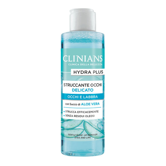 Clinians Hydra Plus Struccante Occhi e Labbra, 150ml, con Aloe Vera