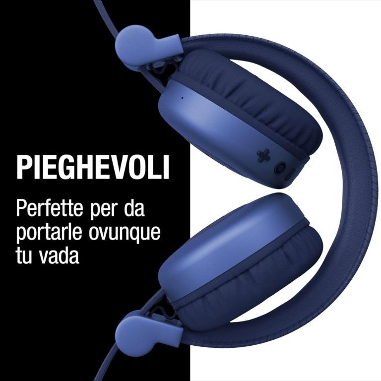 Fresh 'n Rebel Code Core, Cuffie Bluetooth on-ear senza fili, 30 ore di riproduzione