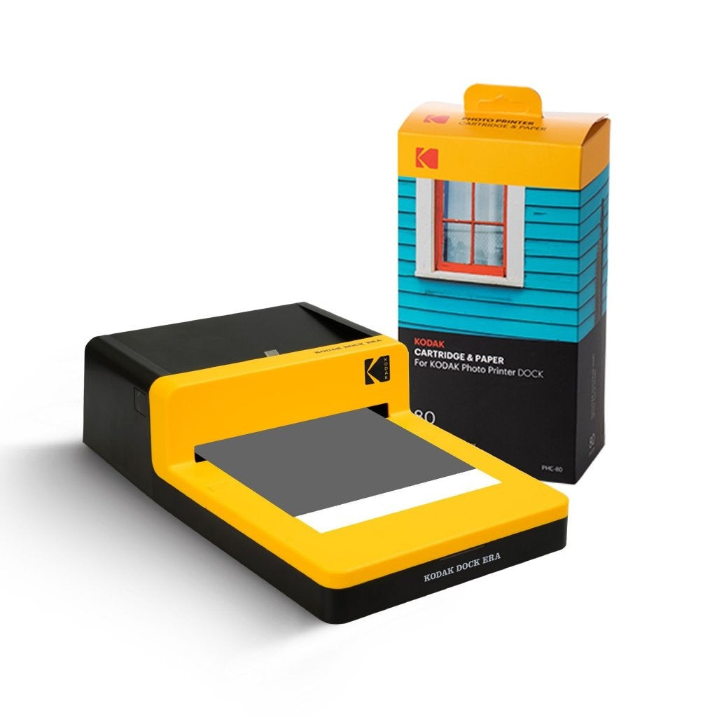 KODAK stampante portatile DOCK ERA PLUS, formato 4x6, giallo/nero - 24Bit