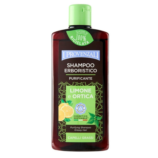 I PROVENZALI - Shampoo Erboristico Limone e Ortica per Capelli Grassi - 250ml
