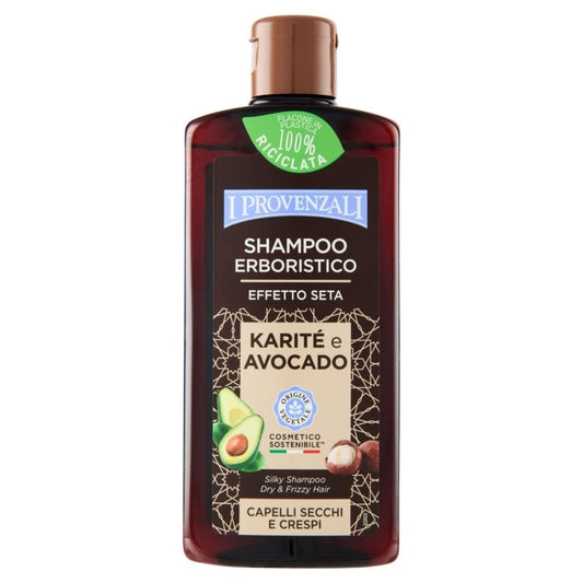 I PROVENZALI - Shampoo Erboistico Karitè e Avocado per capelli Secchi e Crespi - 250ml