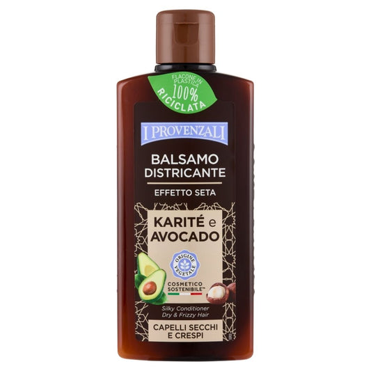 I PROVENZALI - Balsamo Erboristico Karitè e Avocado per capelli Secchi e Crespi - 200ml