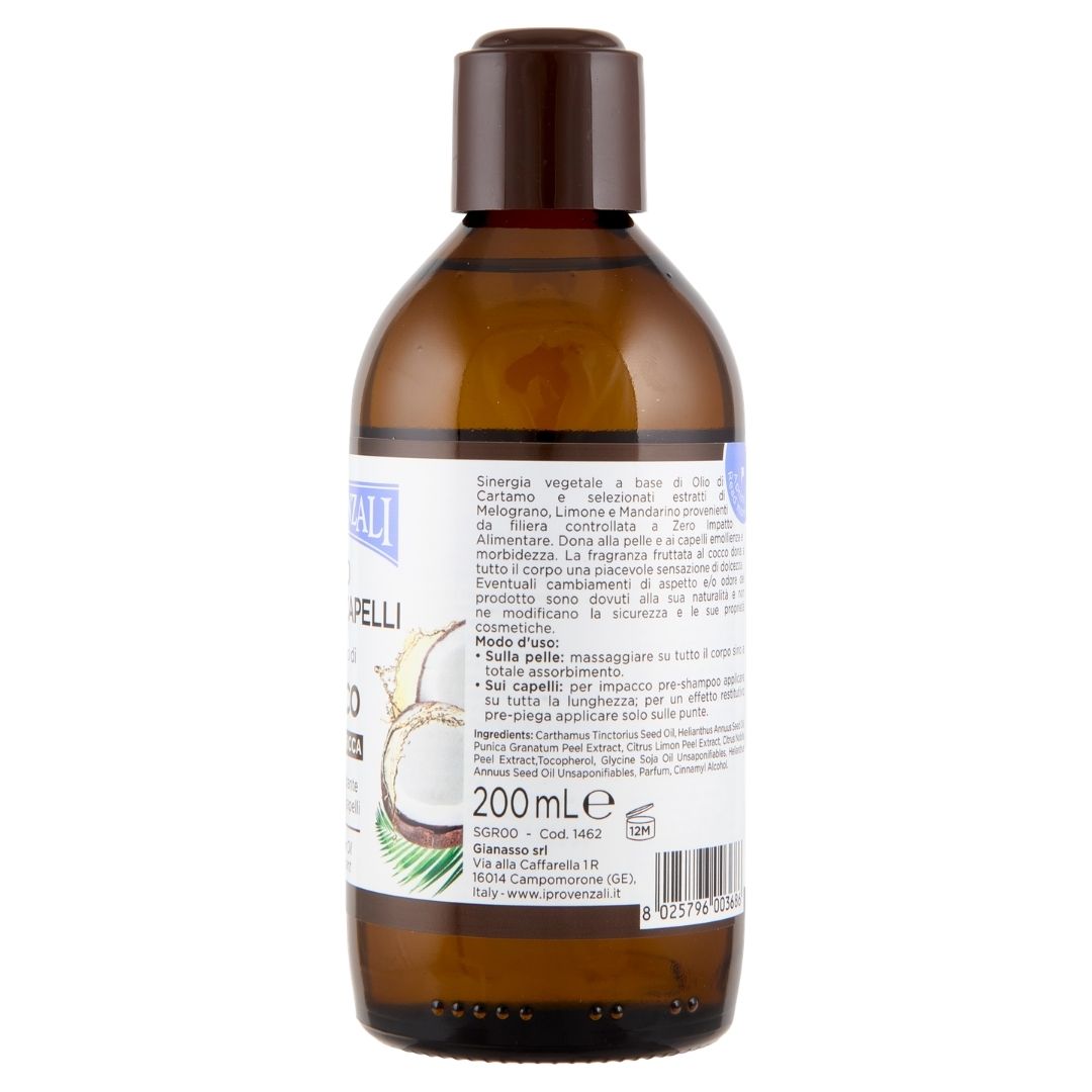 I PROVENZALI - Olio Corpo e Capelli Cocco - 200ml