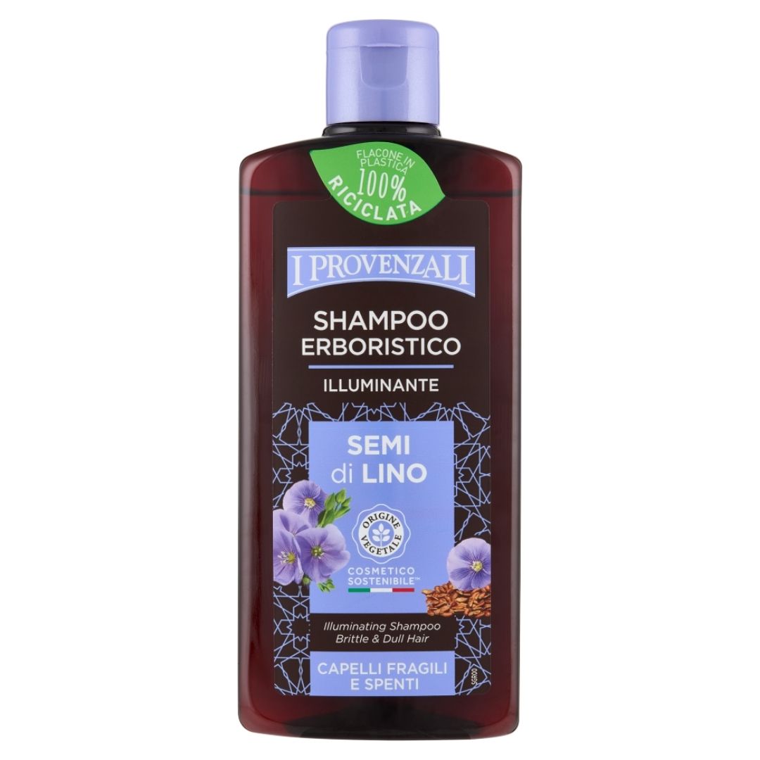 I PROVENZALI - Shampoo Erboistico Semi di Lino per capelli Fragili e Spenti - 250ml