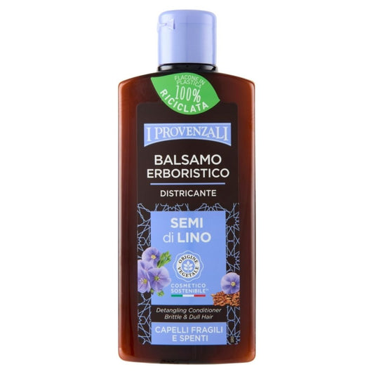 I PROVENZALI - Balsamo Erboristico Semi di Lino per capelli Fragili e Spenti - 200ml