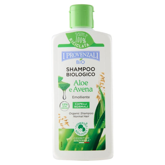 I PROVENZALI - Shampoo Biologico Aloe e Avena per Capelli Normali - 250ml