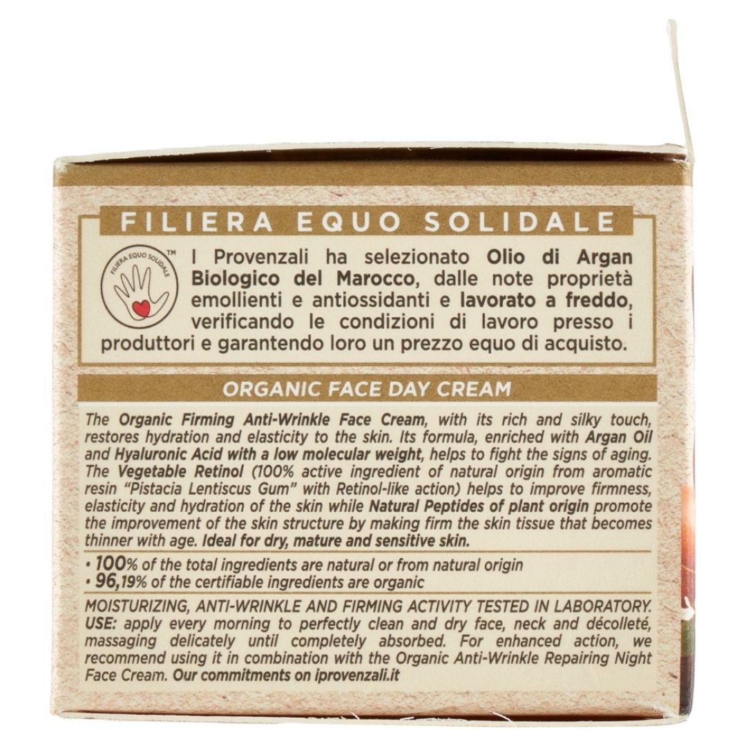 I PROVENZALI - Crema Viso Biologica Antirughe Argan - 50ml