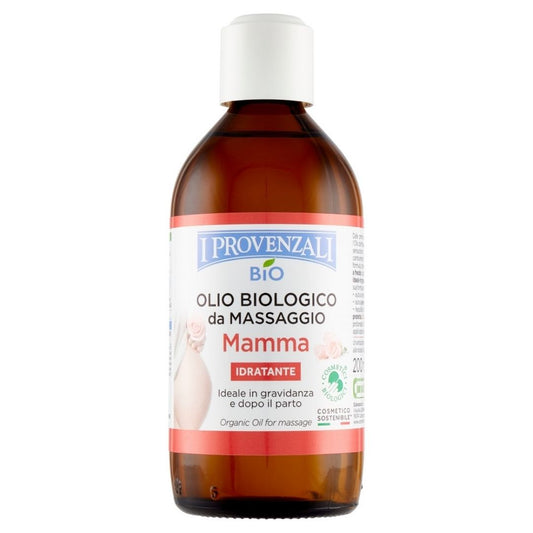 I PROVENZALI - Olio Biologico da Massaggio Mamma - Idratante - 200ml