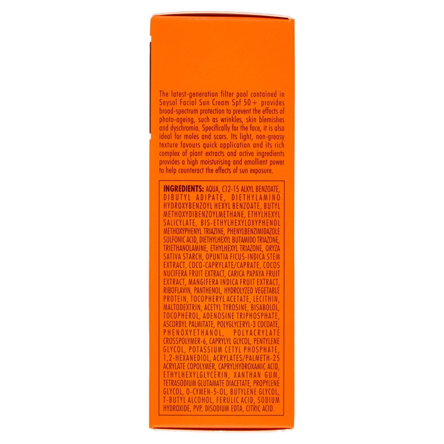 Seysol Crema Solare Viso Anti-Age SPF 50+ – Protezione Alta, Previene Rughe e Macchie, Texture Leggera, Pelli Sensibili