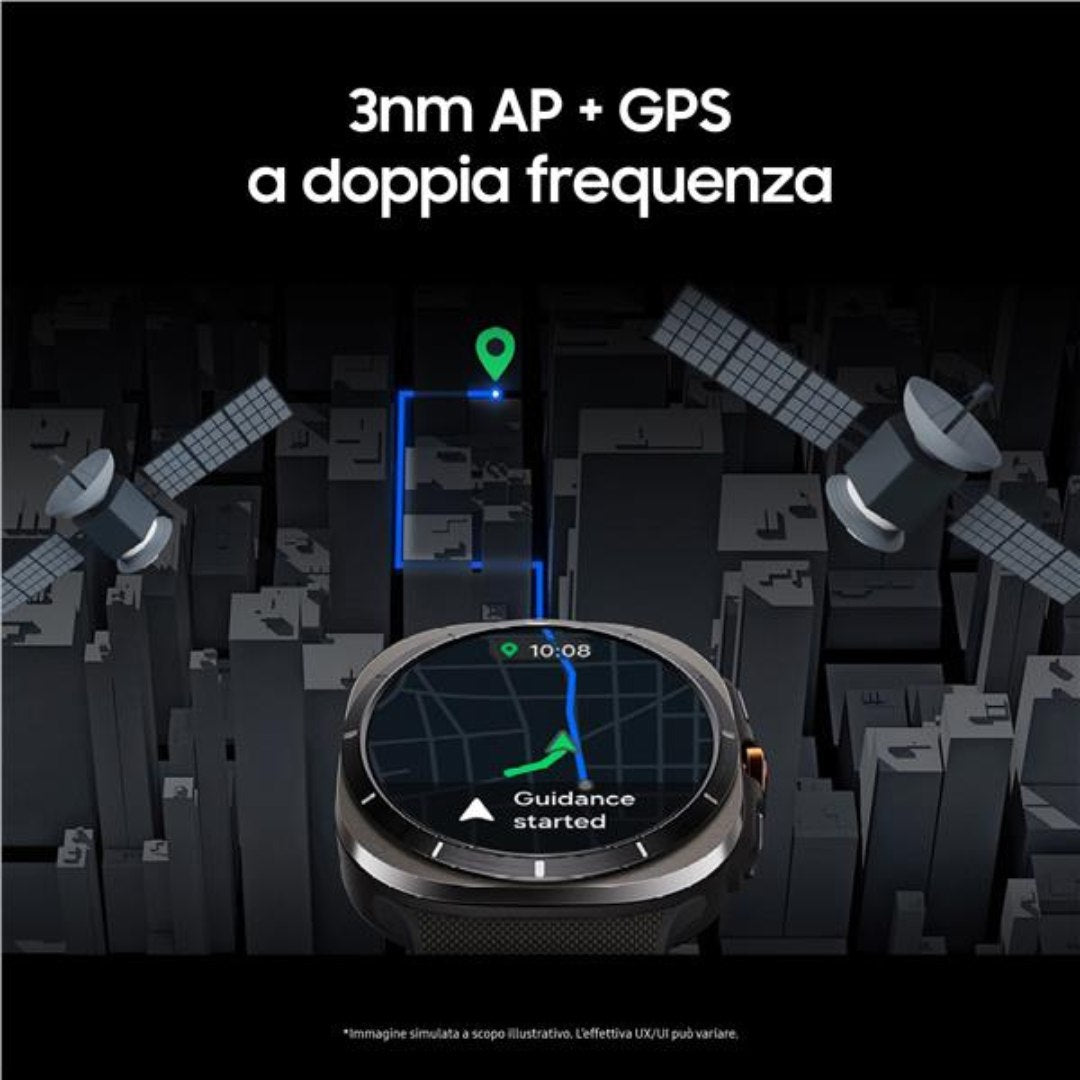 Smartwatch Samsung Galaxy Watch Ultra 47mm LTE in Titanio Silver – GPS, Salute e Sport