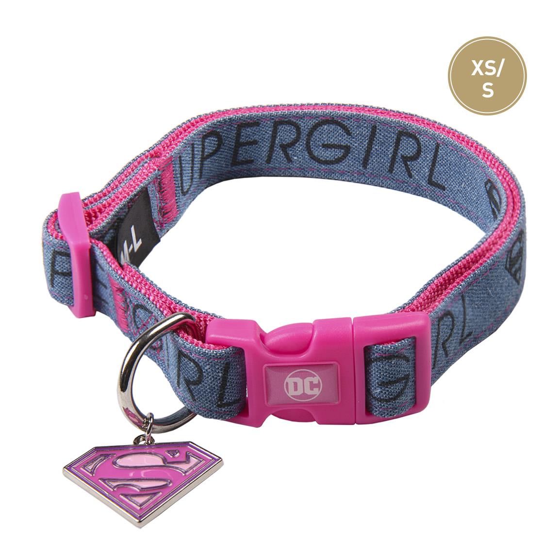 Collare per animali Supergirl Taglia XS-S