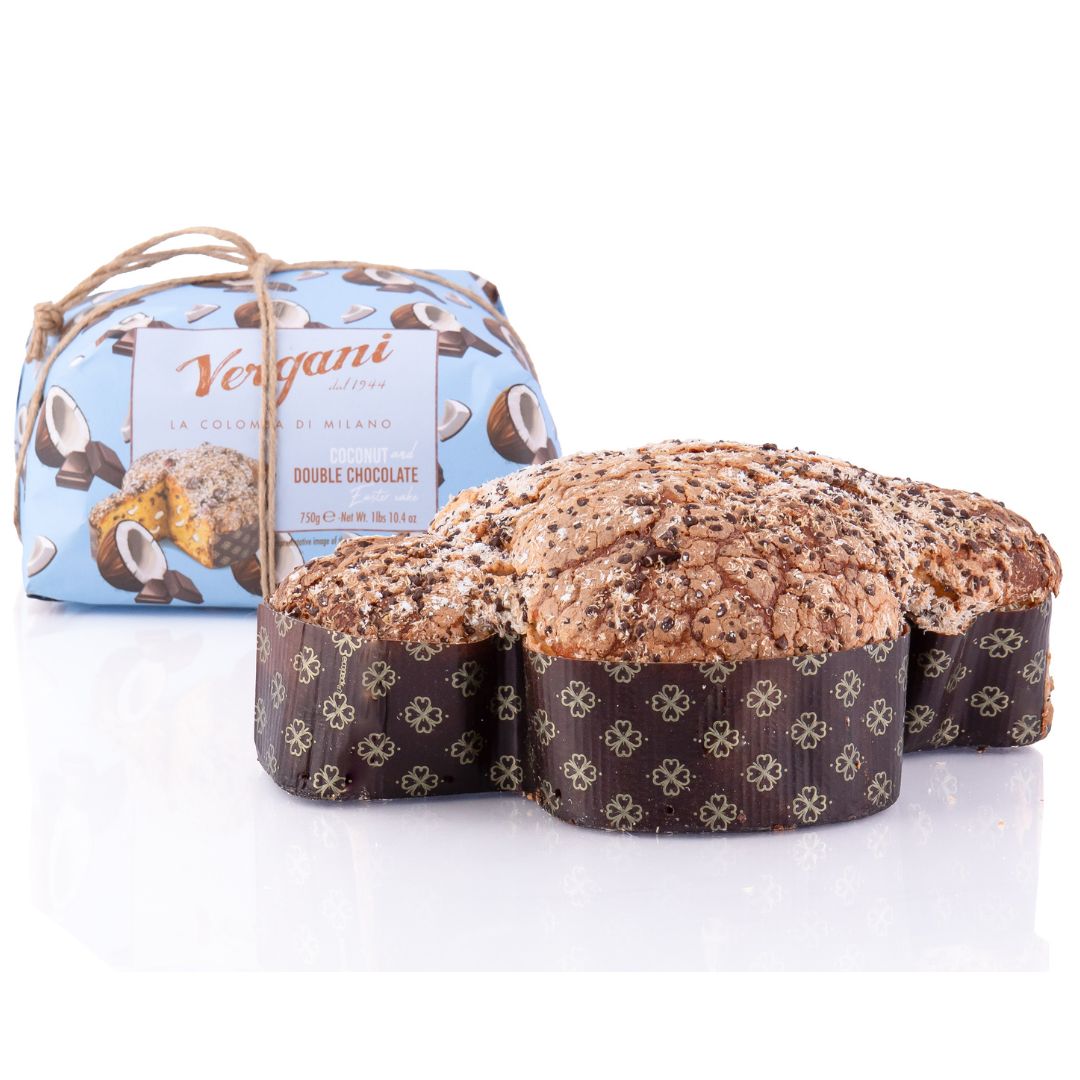 Vergani Colomba Cocco e doppio cioccolato 750 gr