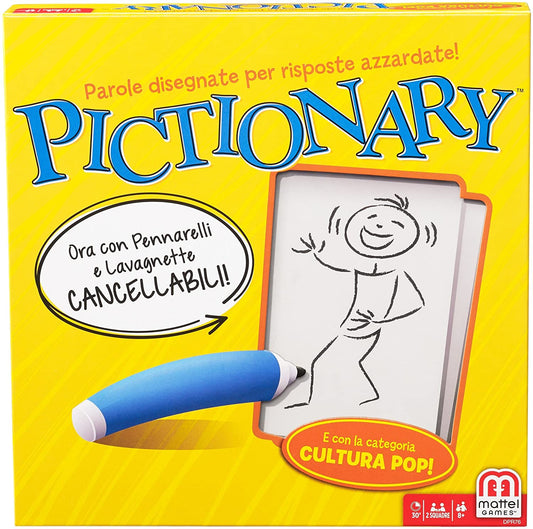 Pictionary Mattel Games Gioco da Tavolo per la Famiglia 7+