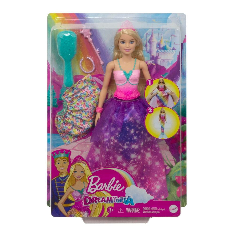 Barbie Dreamtopia 2 in 1 Principessa e Sirena