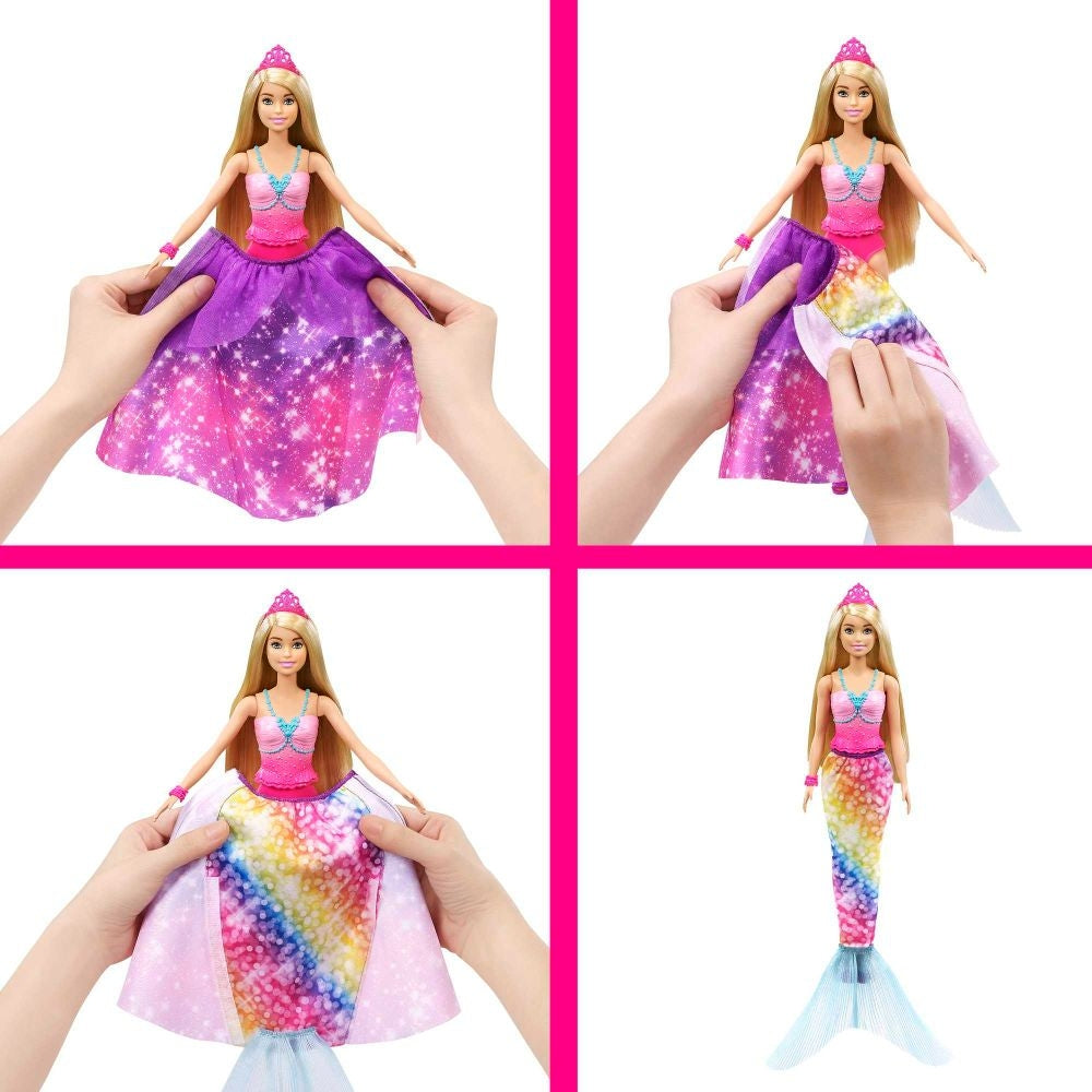 Barbie Dreamtopia 2 in 1 Principessa e Sirena