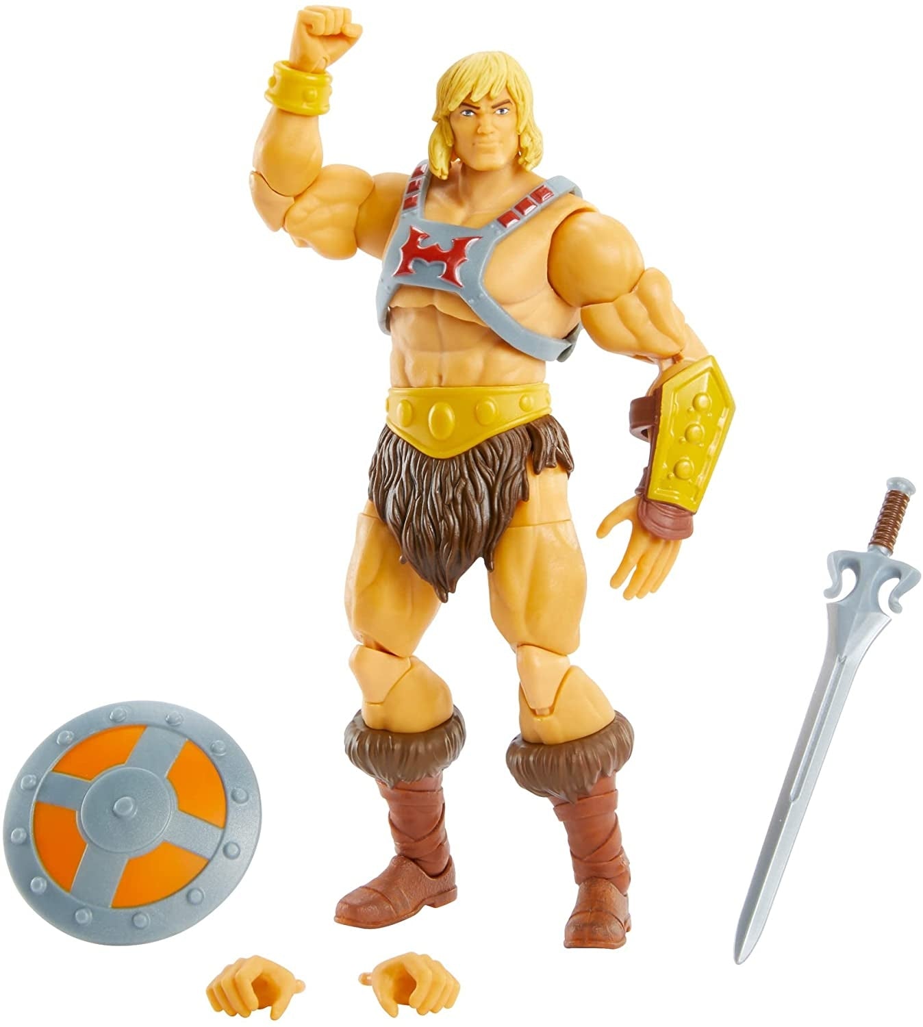 Masters of the Universe- Masterverse Revelation Personaggio He-Man Snodato da Collezione, Giocattolo per Bambini 6+Anni, GYV09