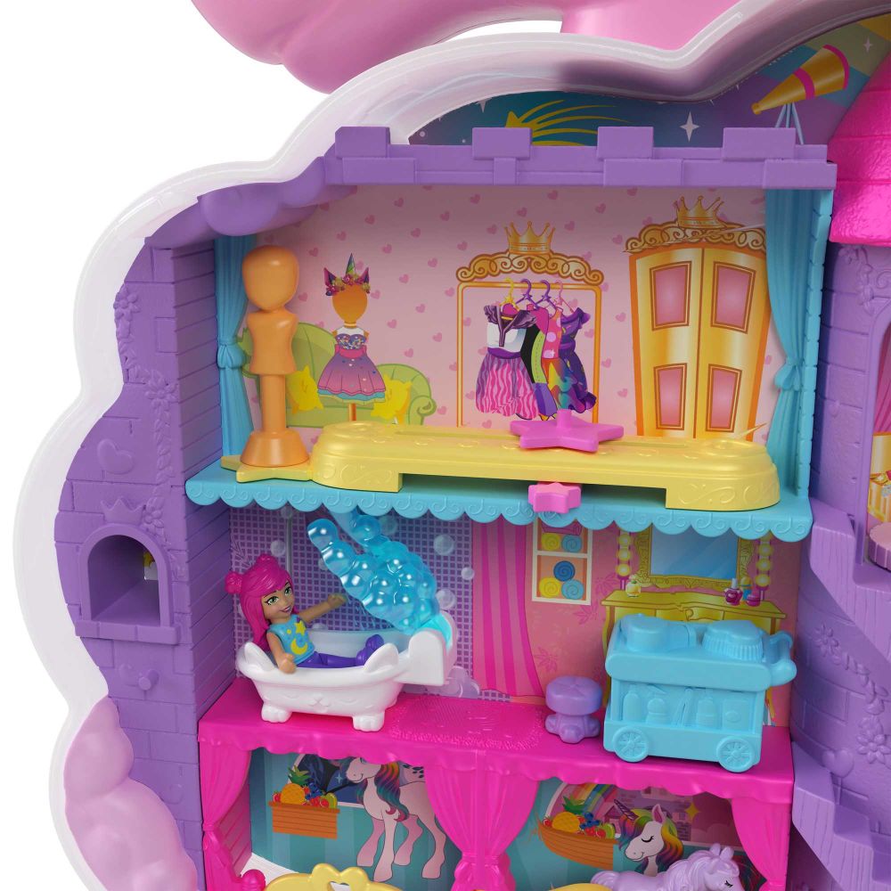 Polly Pocket Cofanetto Salone di bellezza unicorno