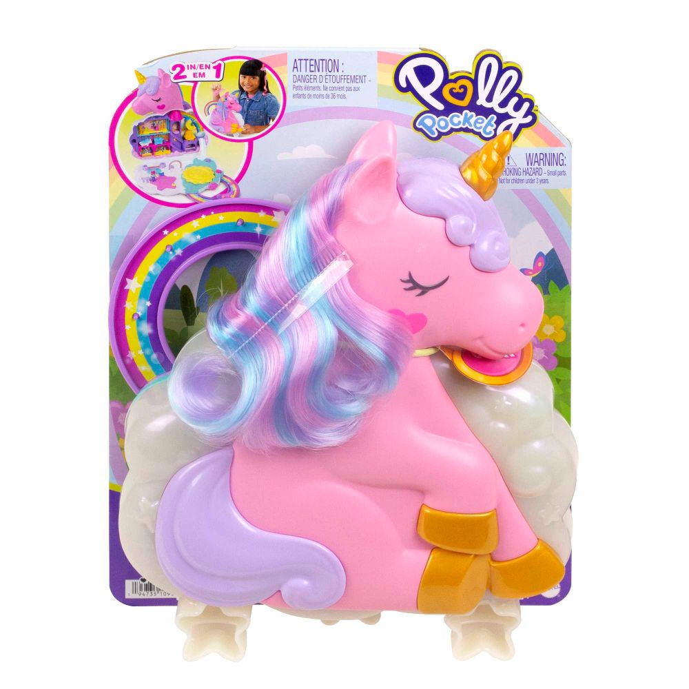 Polly Pocket Cofanetto Salone di bellezza unicorno