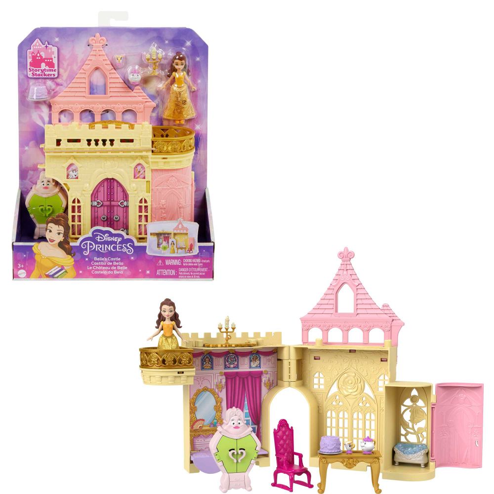 Principesse Disney Il Castello di Belle Playset con Bambola