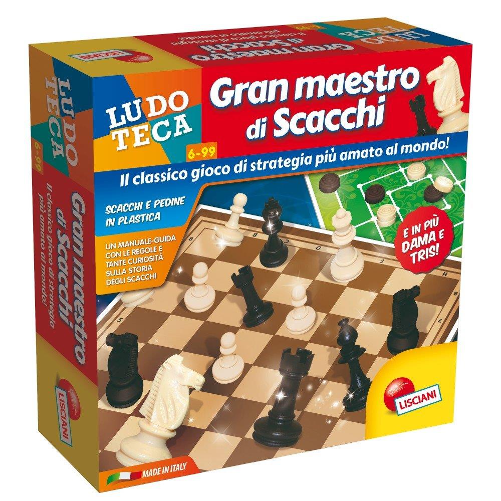 Lisciani Giochi Ludoteca Gioco Gran Maestro di Scacchi 3 in 1