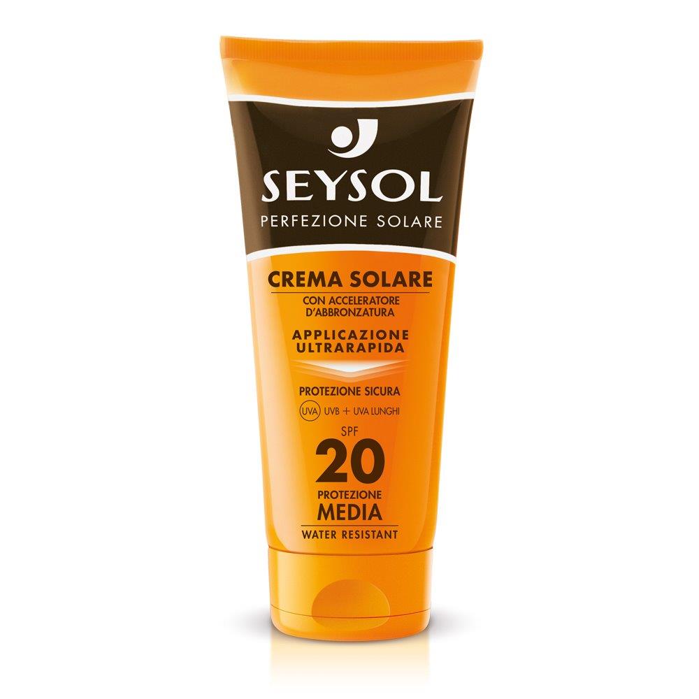 Seysol Crema Solare SPF 20 media con acceleratore di abbronzatura 200ml