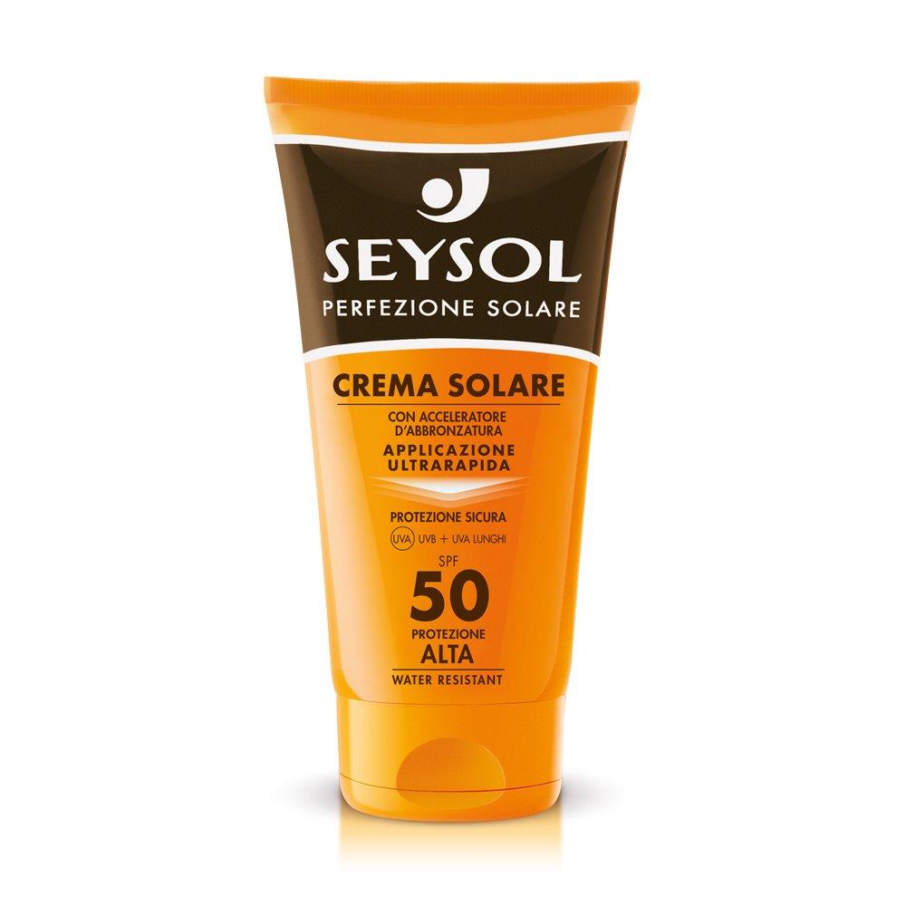 Seysol Crema Solare SPF 50 alta con acceleratore di abbronzatura 150 ml