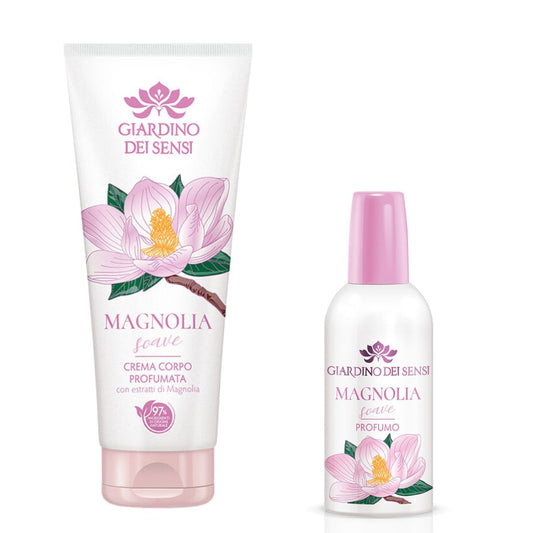 Kit Giardino dei Sensi Crema e Profumo alla Magnolia