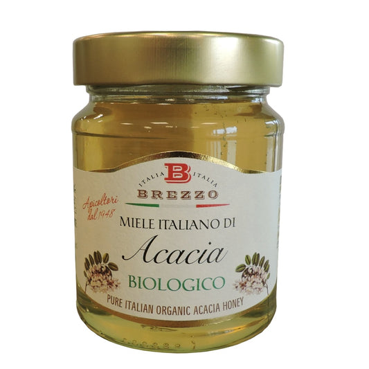 Brezzo Miele Biologico Italiano di Acacia 350 gr