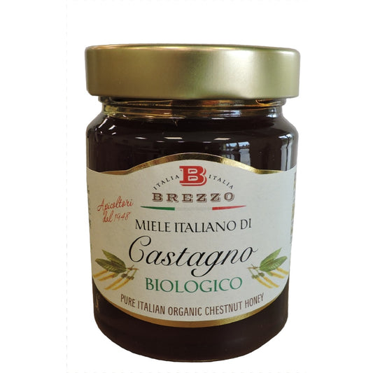 Brezzo Miele Biologico Italiano di Castagno 350 gr