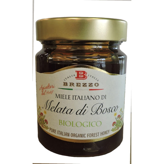 Brezzo Miele Biologico Italiano di Melata di Bosco 350 gr