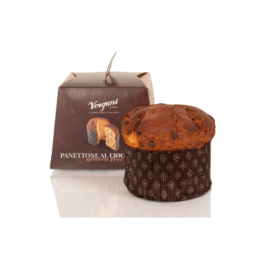 Vergani Panettone Senza Glutine al Cioccolato Linea Benessere Astuccio 600g