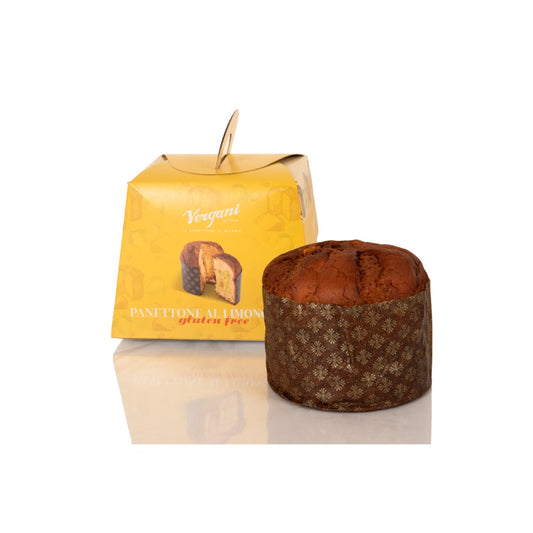 Vergani Panettone Senza Glutine al Limoncello Linea Benessere Astuccio 600g